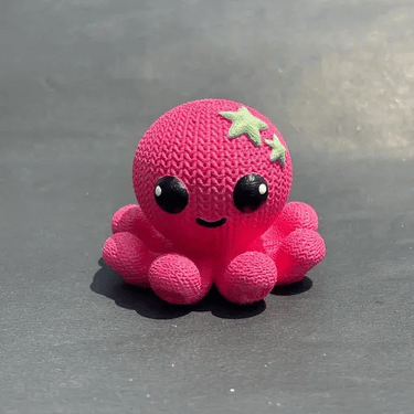 Crochet Octopus 3D Toy